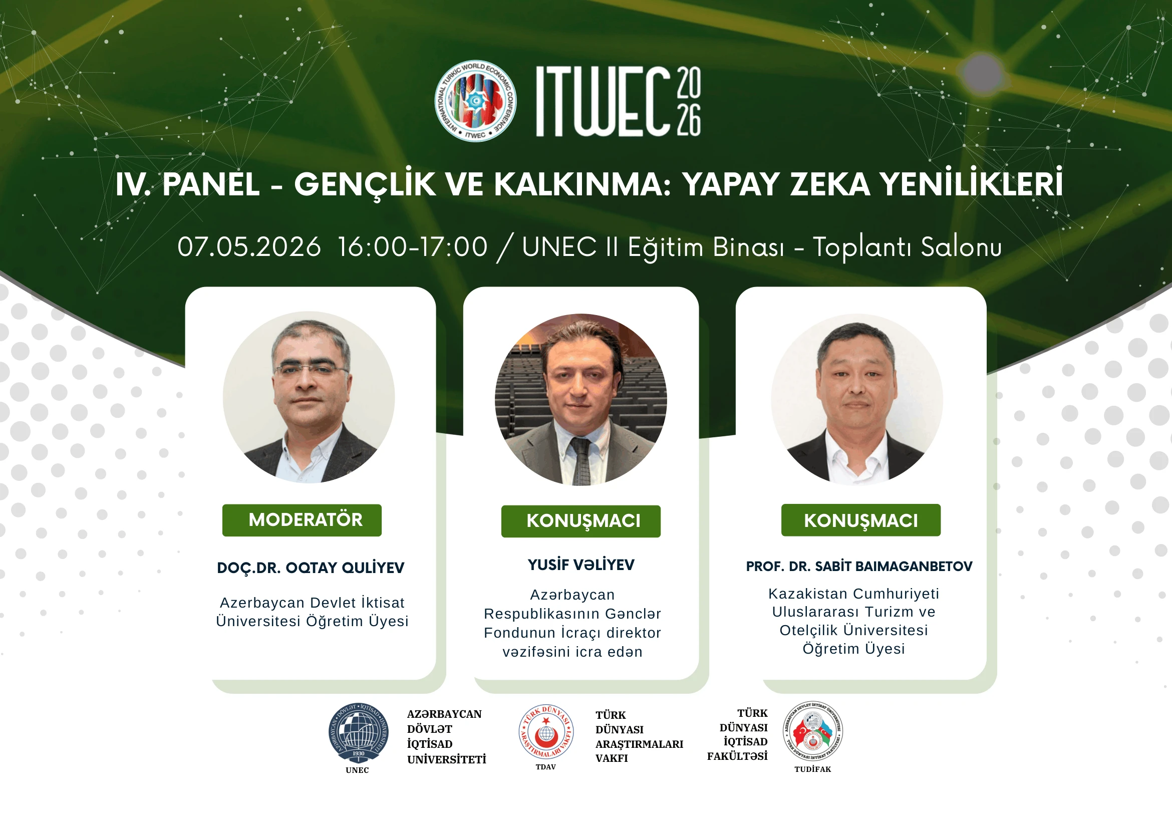 PANEL 4: Gənclik və İnkişaf: Süni İntellekt İnnovasiyaları