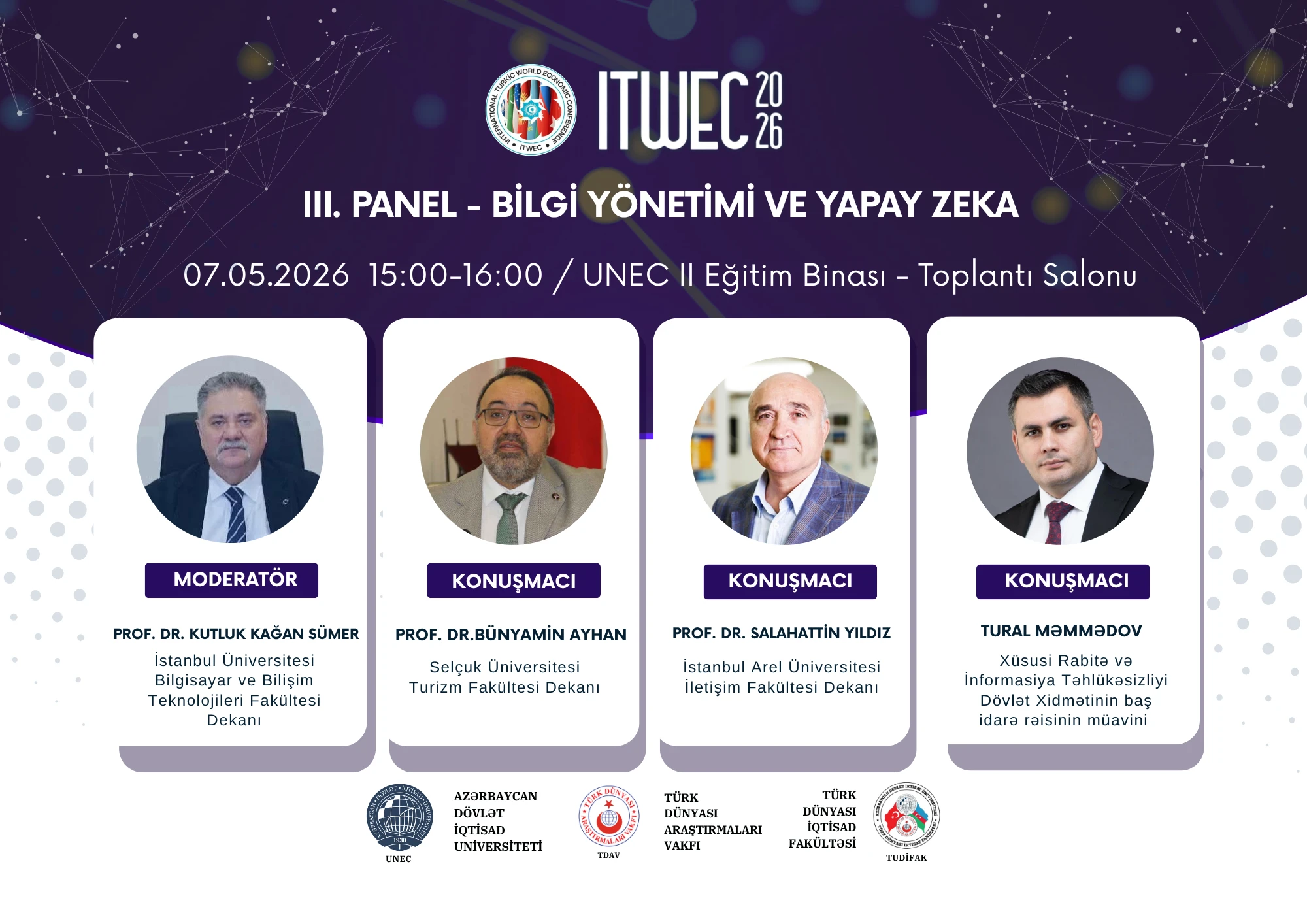  PANEL 3: İnformasiya İdarəetməsi və Süni İntellekt