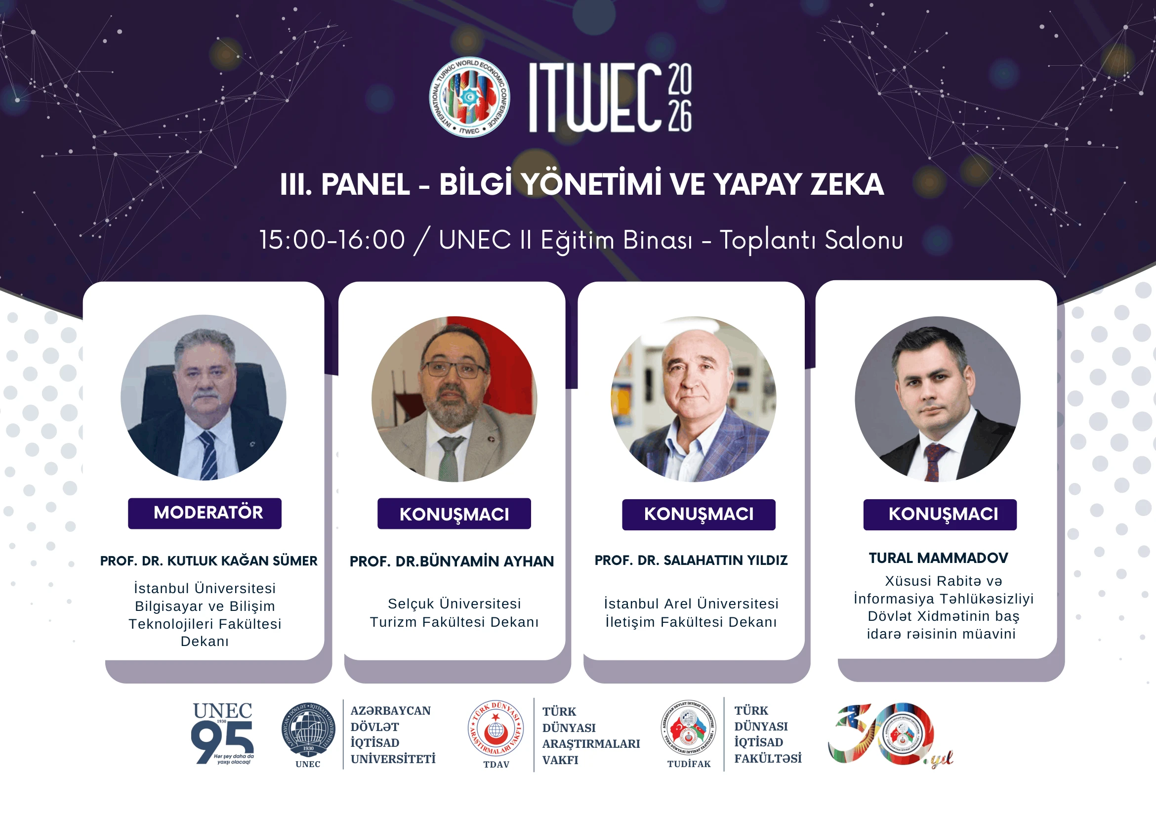  PANEL 3: İnformasiya İdarəetməsi və Süni İntellekt